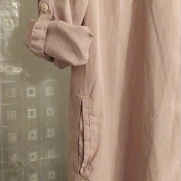 Button Down Oversized Shirt Dress - Picture 4 of 8